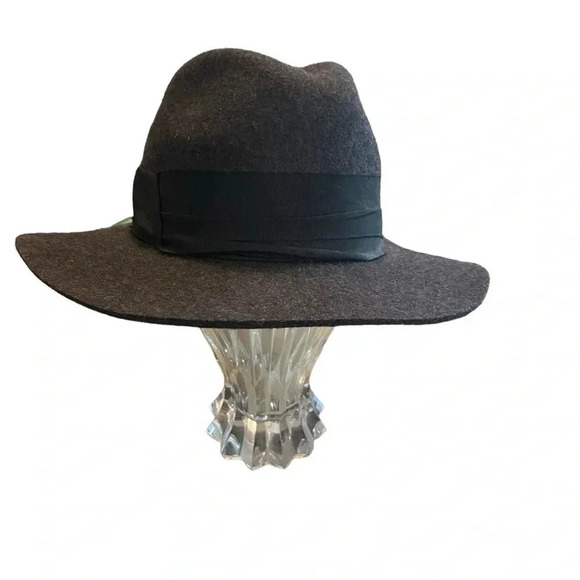 Zara gray wool fedora hat - Picture 6 of 12